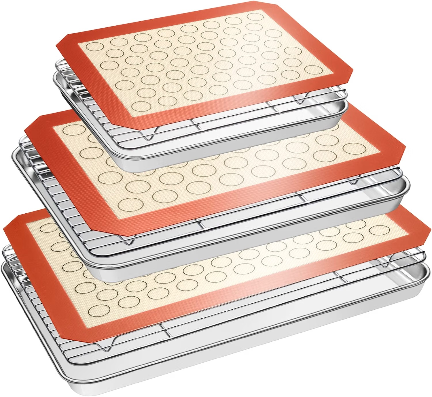 Sheet pan with wire cooling rack