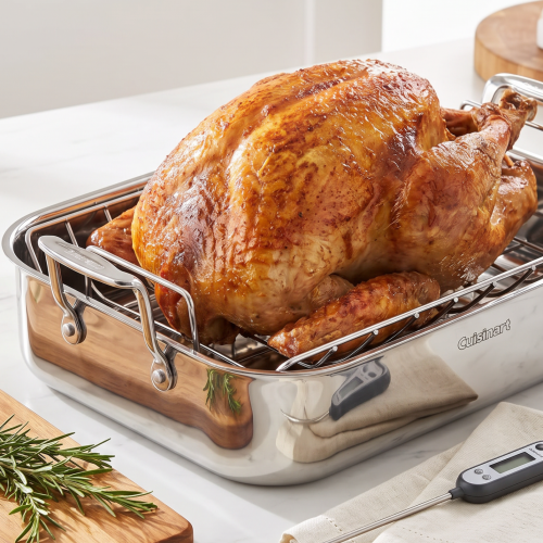 AI image 2 for Cuisinart 16-Inch Chef's Classic Roasting Pan