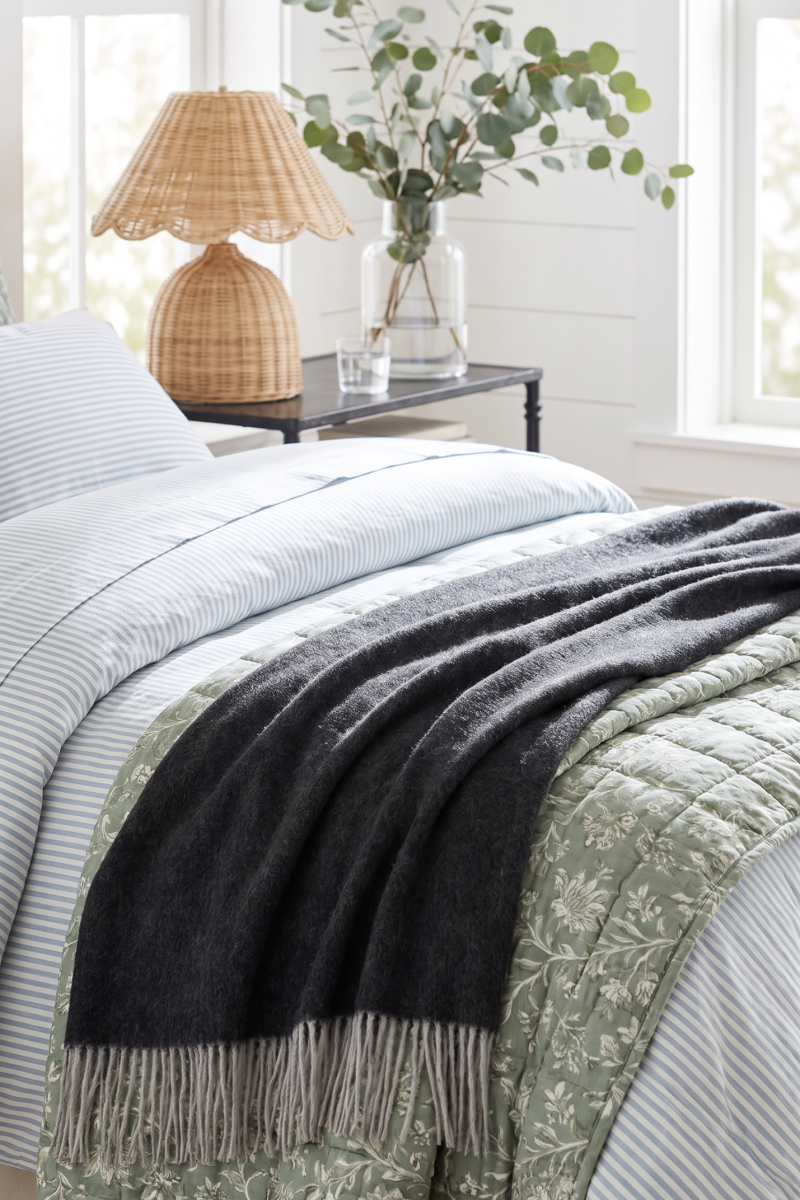 AI image 3 for Mindful Boho Baby Alpaca Throw Blanket